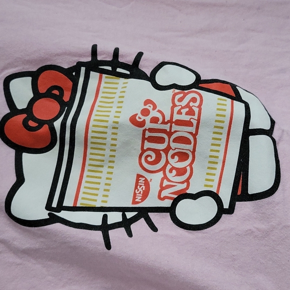Sanrio Hello Kitty x Cup Noodles T Shirt - Picture 3 of 3